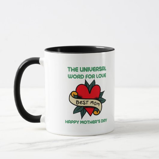 Fijne Moederdag met liefde en blote koffie-Mok Mok (Links)