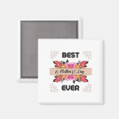 Fijne Moederdag met liefde Magneet (Voorkant / Achterkant)