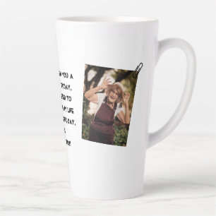 Fijne Moederdag, nana, oma eenvoudige foto Latte Mok