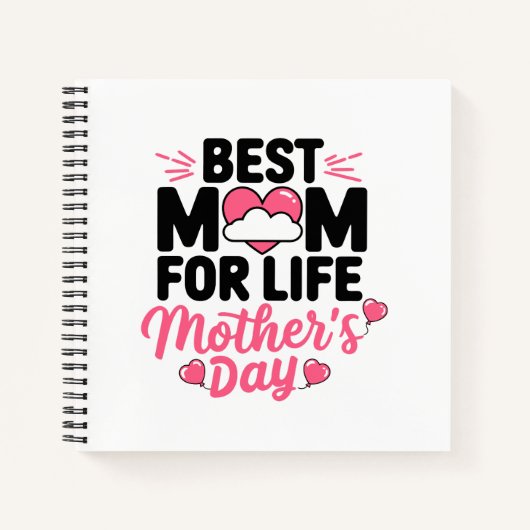 Fijne Moederdag Notitieboek (Voorkant)