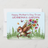 Fijne Moederdag uit OMA'S GARDEN Feestdagenkaart (Voorkant)