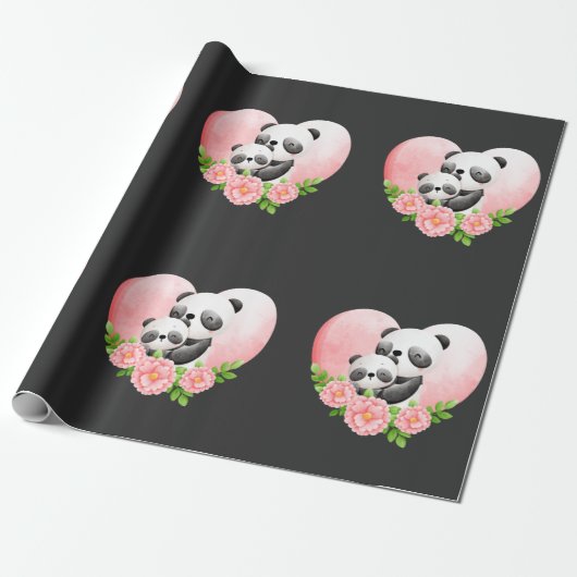 Fijne Moederdag voor Beste Moeder Cadeaupapier (Uitgerold)