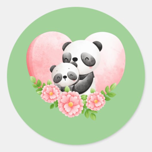 Fijne Moederdag voor Beste Moeder Ronde Sticker (Voorkant)