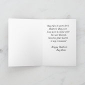 Fijne Moederdag voor mijn vrouw Kaart (Binnen)