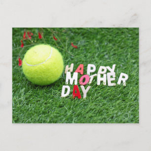 Fijne Moederdag voor Tennis-spelerkaart Briefkaart
