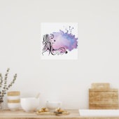 Fijne Moederdag Vrouwendag Poster (Keuken)