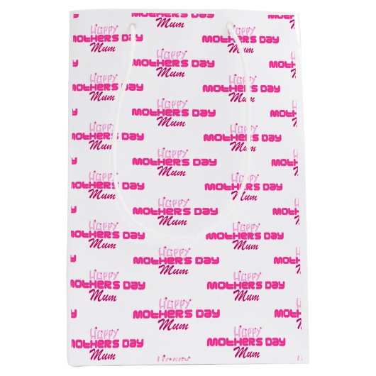 Fijne Moeders dag Medium Cadeauzakje (Voorkant)