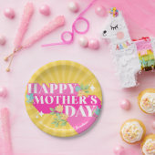 Fijne Moeders Dag Papieren Bordje (Feest)