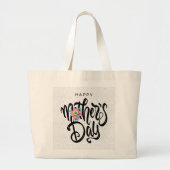 Fijne Moedersdag Grote Tote Tas (Voorkant)
