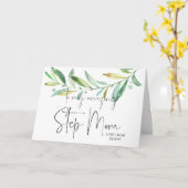 Fijne Moedersdag voor de Beste Stiefmoeder Kaart (Gele Bloem)