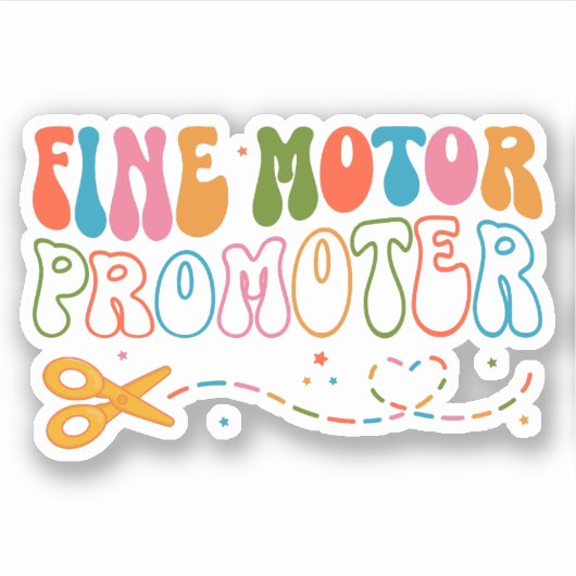 Fijne motorpromotor, Beroepstherapie OT Sticker (Voorkant)