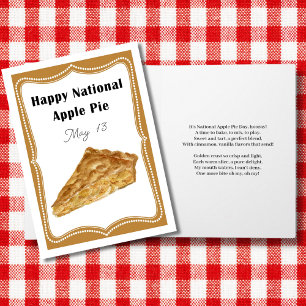 Fijne Nationale Appeltaartdag 13 mei Kaart