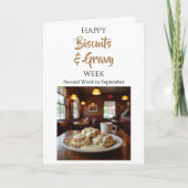 Fijne Nationale Biscuit- en Sausweek! Kaart (Voorkant)