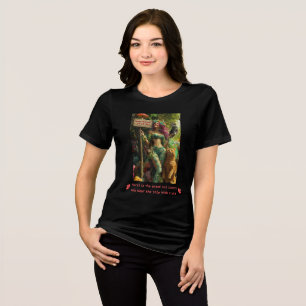 Fijne Nationale Cat Lady Dag! Tri-Blend Shirt