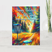 Fijne Nationale Discgolf Dag  Kaart (Voorkant)