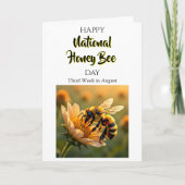 Fijne nationale honingbijendag! kaart (Voorkant)
