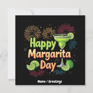 Fijne Nationale Margarita Dag Kaart