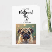 Fijne Nationale Pugs Dag | 15 oktober Kaart (Voorkant)