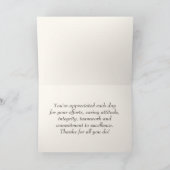 Fijne onderwijsdag. Art Kaart (Binnen)