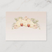 Fijne Orchideeënbloem RSVP Informatiekaartje (Achterkant)