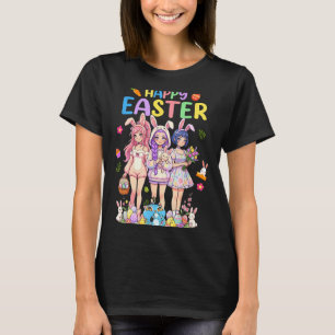 Fijne paasdag schattige chibi kpop grappig  t-shirt