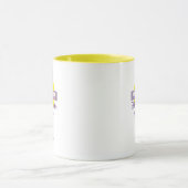 Fijne Paaskruis Verse Aangepaste Naam Mok (Midden)