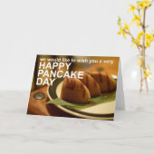 Fijne Pannenkoekendag! Kaart (Gele Bloem)