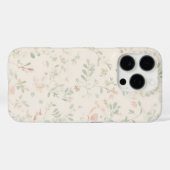 Fijne pastelbloem telefoonhoesje Case-Mate iPhone case (Achterkant (horizontaal))