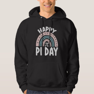 Fijne Pi-dag Boho Regenboog Wiskunde Wiskundige Hoodie