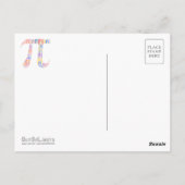 Fijne Pi Dag! - Briefkaart van de groeten (Achterkant)