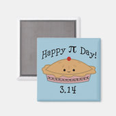 Fijne Pi Dag! Magneet (Voorkant / Achterkant)