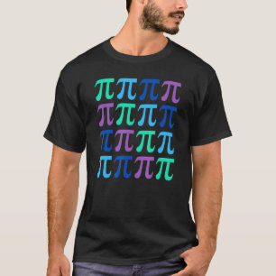 Fijne Pi-dag met symbolen voor de Wiskunde leraren T-shirt