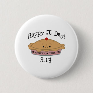Fijne Pi Dag! Ronde Button 5,7 Cm