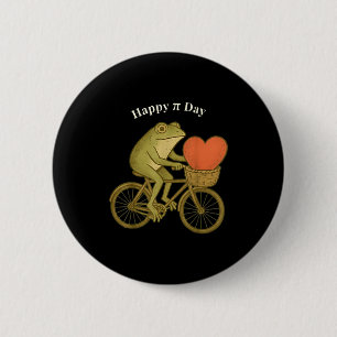 Fijne Pi-dag Wiskundeleraar Kikker Wiskundige S, H Ronde Button 5,7 Cm