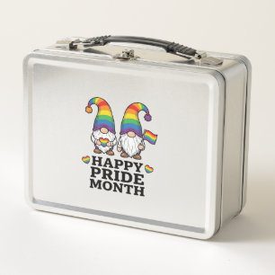 Fijne Pride Maand Gnome Vintage Regenboog Shirt_1