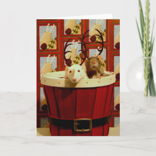 Fijne Ratty-mas! Feestdagen Kaart