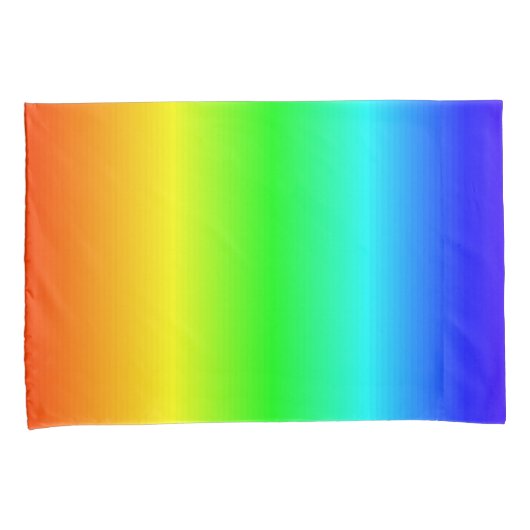 Fijne regenboogkleuren Verloopstroken Kussensloop (Voorkant-Rechts)