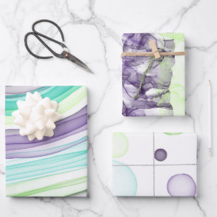 Fijne regenboogkleuren zachte inpakpapier vellen