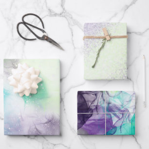 Fijne regenboogkleuren zachte inpakpapier vellen