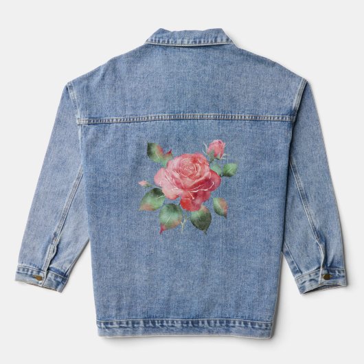 Fijne Roos Denim Jacket (Achterkant)