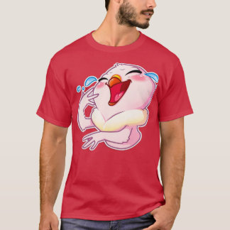 Fijne roze cartoon t-shirt