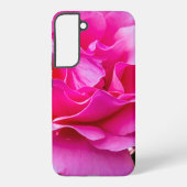 Fijne roze roze roos. samsung galaxy hoesje (Achterkant)