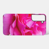 Fijne roze roze roos. samsung galaxy hoesje (Achterkant horizontaal)