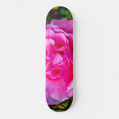 Fijne roze roze roos. skateboard (Voorkant)
