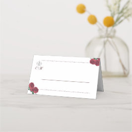 Fijne Rozen Gevouwen Plaats Kaart