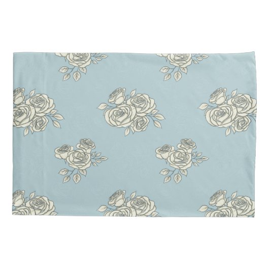 Fijne rozen kussensloop (Achterkant)