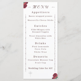 Fijne Rozen plat menu