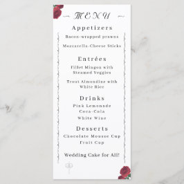 Fijne Rozen plat menu
