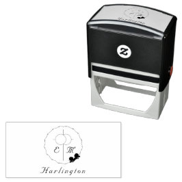 Fijne Rozen Zelf Inking Rubber Stamp Zelfinktende Stempel