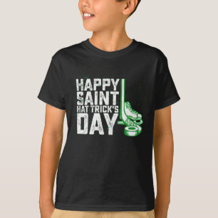Fijne Saint Hat Trick Dag IJshockey St. Patrick T-shirt